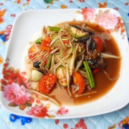 ร้านเจ๊นุ่ม ส้มตำ ยำแซ่บ ขอนแก่น ด่านสำโรง30