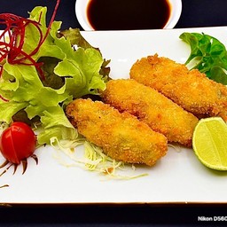 No.266 หอยนางรมชุปเกร็ดขนมปังทอด