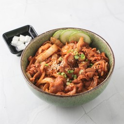 ข้าวหมูผัดซอสบูลโกกิ