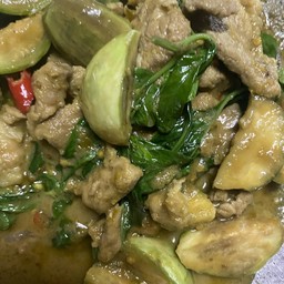 ข้าว+ผัดเขียวหวานหมู ไก่