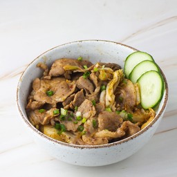 ข้าวหมูผัดพริกหม่าล่า