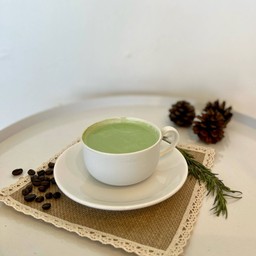 ชาเขียวนมร้อน