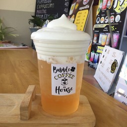 Butter beer caramel peach soda