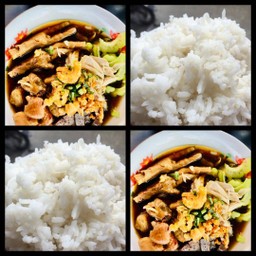 เกาเหลาไก่ตุ๋น+ข้าวสวย