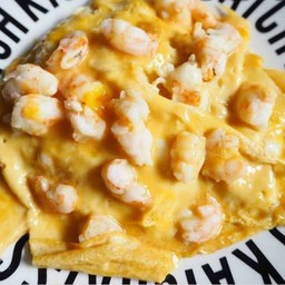 ข้าวไข่ข้นกุ้งสับ