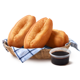 แมคปาท่องโก๋ 3 ชิ้น + ช็อคโกแลตดิป 1 ถ้วย