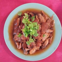 ผสม เนื้อ หนัง คากิ ไข่