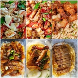 ยำขนมจีนรสเด็ด#ข้าวไข่นุ่ม#ลูกชิ้นย่างโอ๋168 พระยาสุเรนทร์30