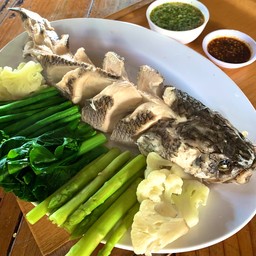 ปลาช่อนนึ่งลุยสวน