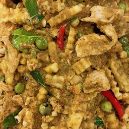 แกงป่าไก่บ้าน(กับข้าว)