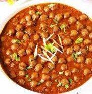 Chick peas curry