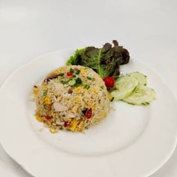ข้าวผัดไก่คะน้าปลาเค็ม(เล็ก)