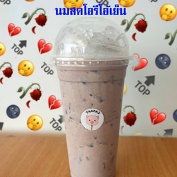 นมสดโอรีโอ้เย็น