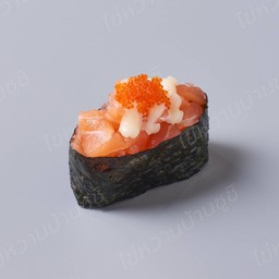 แซลมอนสับไข่ปู