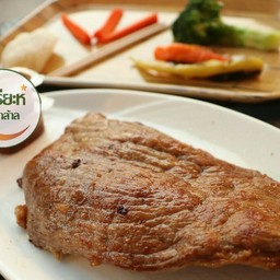 เนื้อแผ่นไม่ติดมันแดดเดียวทอด