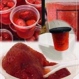 สตอเบอรี่ลอยแก้ว