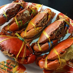 ปูเนื้อไซส์กลาง 1 kg [ แถมฟรีแป๊ปซี่ 1 กป ]