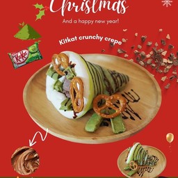 คิทแคทครัชชี่เครป(เมนูพิเศษมีเฉพาะเดือนธันวาคม)