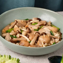ผัดเห็ดรวมน้ำมันหอย