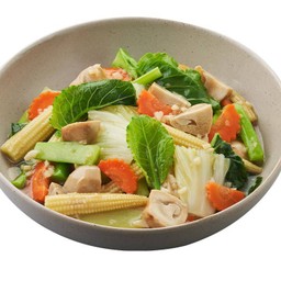 ผักรวมมิตรน้ำมันหอย