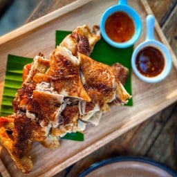ไก่บ้านย่างเขาสวนกวางป๋านึก The Camping Ground The Camping Ground ประดิพัทธ์