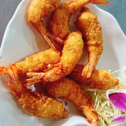 กุ้งชุปแป้งทอด