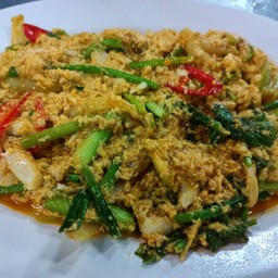 เนื้อปูผัดผงกระหรี่