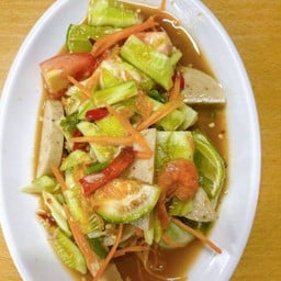 ตำแตงหมูยอ (ปลาร้า)