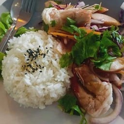 ข้าว+ยำรวม