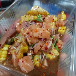 ยำแซลม่อนปลาร้า