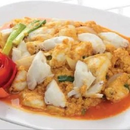 เนื้อปูผัดผงกะหรี่