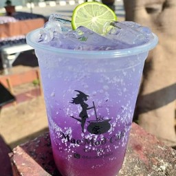 Butterfly Pea Lime Soda