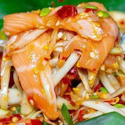 ตำแซลมอนปู