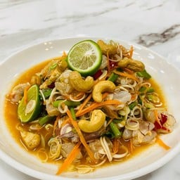 ยำตะไคร้กุ้ง