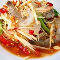 ตำไทยกุ้งสด