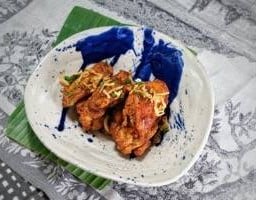 ปีกไก่ทอดซอสเนยมะขาม(4PCS.)