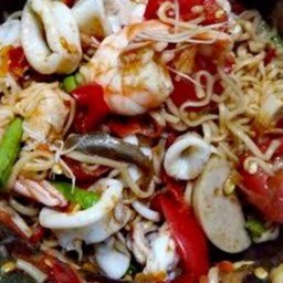 ตำมาม่าทะเล