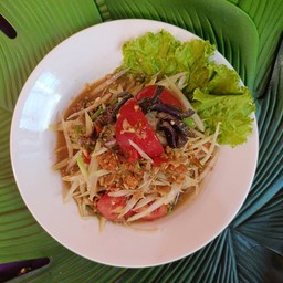 ส้มตำไทยใส่ปู