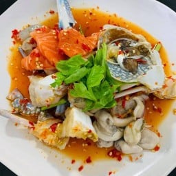 แซลม่อน&กุ้งปูดอง