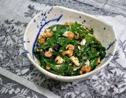 ใบเหลียงผัดไข่กุ้งแห้ง