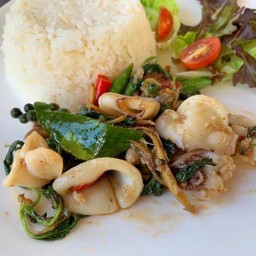 ข้าวขี้เมาผัด ปลา/กุ้ง/ปลาหมึก/ทะเล