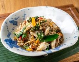 เนื้อปูผัดพริกสด