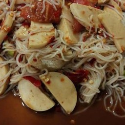 ตำขนมจีนหมูยอ