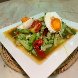 ตำแตง ไข่เค็ม