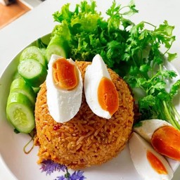 ร้านครัวบ้านขวัญ อาหารตามสั่ง+ข้าวปลาแกะ ท่าฉลอม
