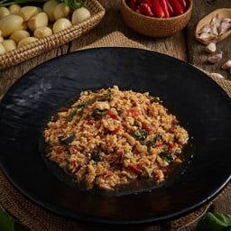 กะเพราไก่สับ