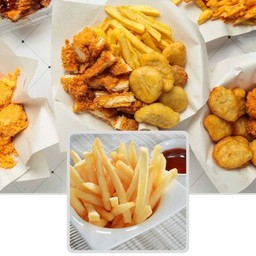 เฟรนฟรายชีส ตลาดนัดบัวทองธานี