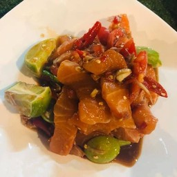 ตำเกาเหลาแซลมอล