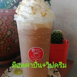 ม็อคค่าปั่น+วิปครีม