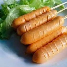 ไส้กรอกชีสทอด